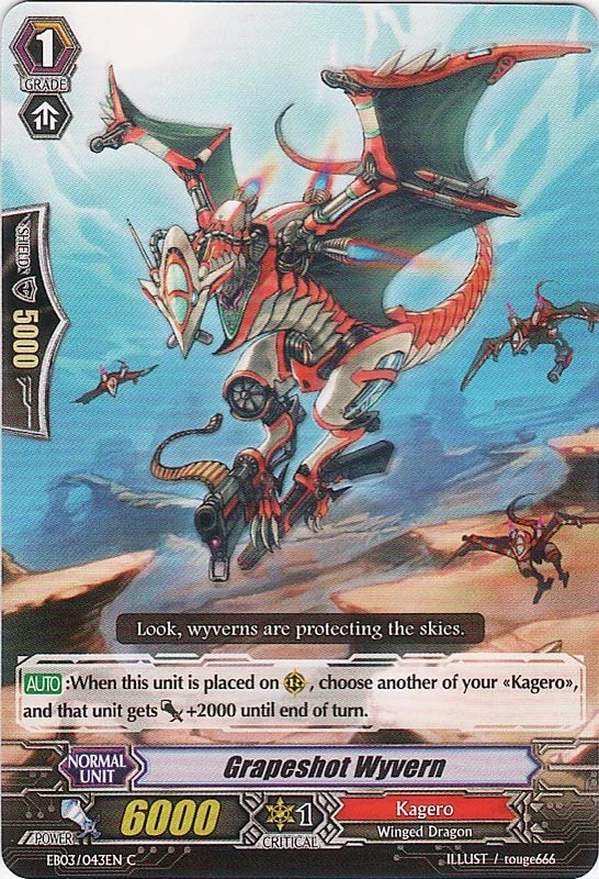 Grapeshot Wyvern Cardfight!! Vanguard Wiki Fandom