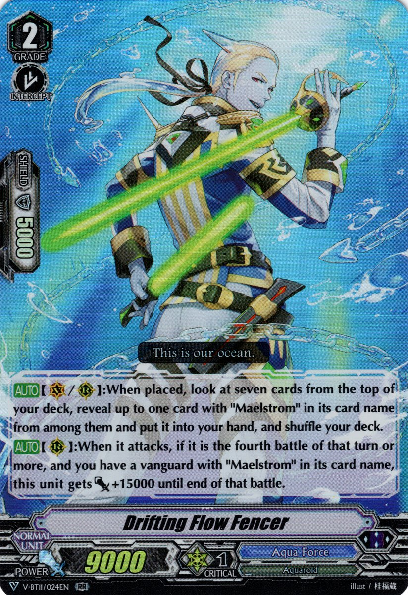 Drifting Flow Fencer | Cardfight!! Vanguard Wiki | Fandom Drifting Flow Fencer | Cardfight!! Vanguard Wiki | Fandom
