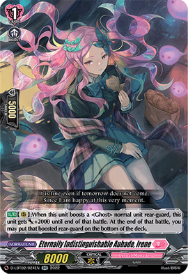 Eternally Indistinguishable Aubade Irene Cardfight Vanguard