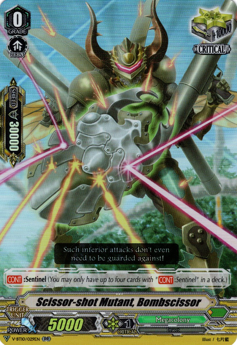 Scissor-shot Mutant, Bombscissor (V Series) | Cardfight!! Vanguard