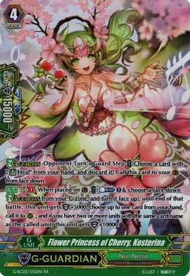 Flower Princess of Cherry, Kosterina | Cardfight!! Vanguard Wiki