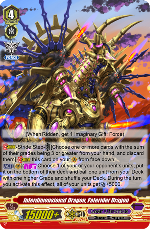 Inter Dimensional Dragon, Faterider Dragon (V Series