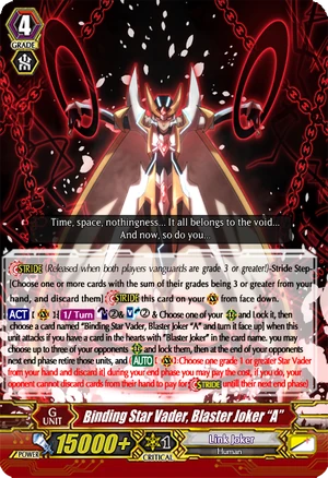 Binding Star Vader, Blaster Joker 