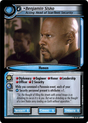 Benjaminsiskoactingheadofstarfleetsecurity