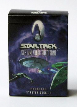 Premiere Starter Deck II Deluxe 2-Player Game Set Star Trek CCG Sealed 