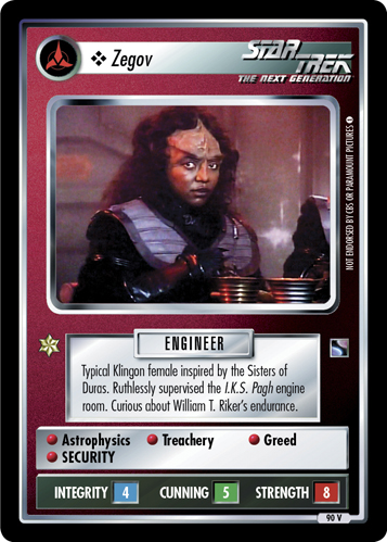 Zegov (TNG) | CardGuide Wiki | Fandom