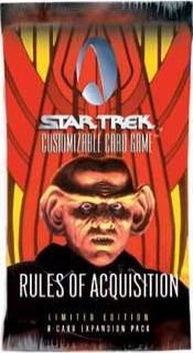 STAR TREK CCG RULES OF ACQUISITION COMPLETE MASTER SET 