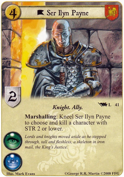 Ser Ilyn Payne (CS) | CardGuide Wiki | Fandom