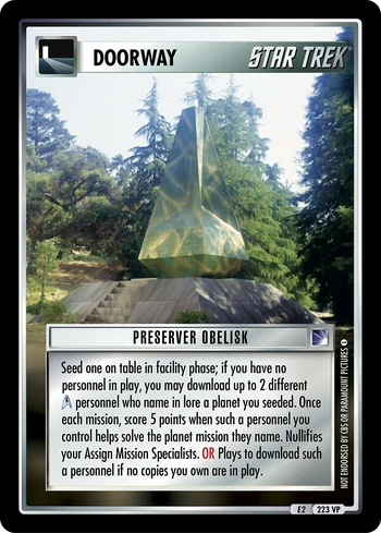 Preserverobelisk Errata 2 VP