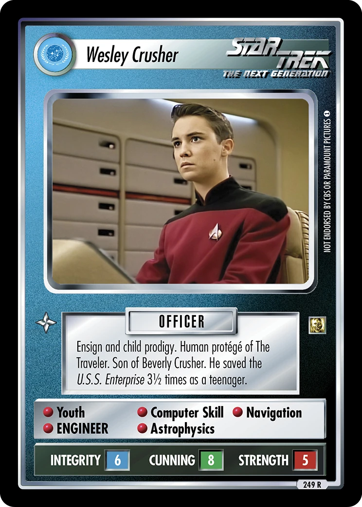 Wesley Crusher (PR) | CardGuide Wiki | Fandom