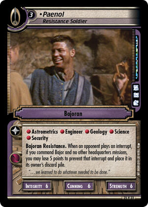 Paenolresistancesoldier UN variant