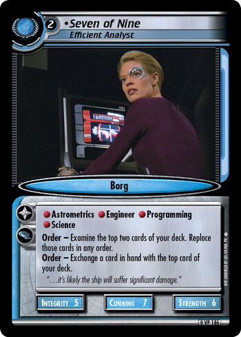 seven of nine hand