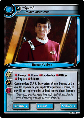 Spocktraineeinstructor Errata Genesis