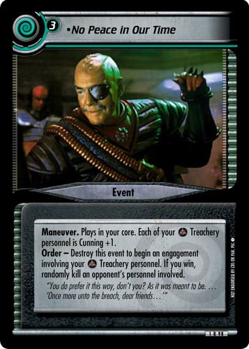 Nopeaceinourtime Errata 2E
