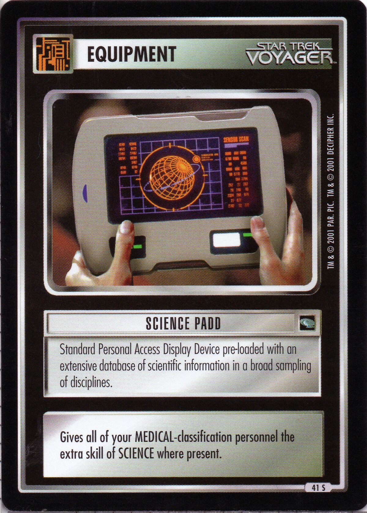 Science PADD (VOY) | CardGuide Wiki | Fandom