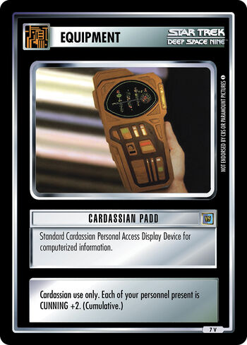 Cardassianpadd SFLS