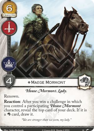 Maege Mormont (JtO) | CardGuide Wiki | Fandom