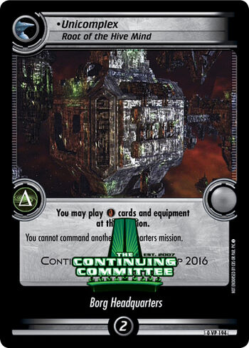 Unicomplexrootofthehive VP TCC