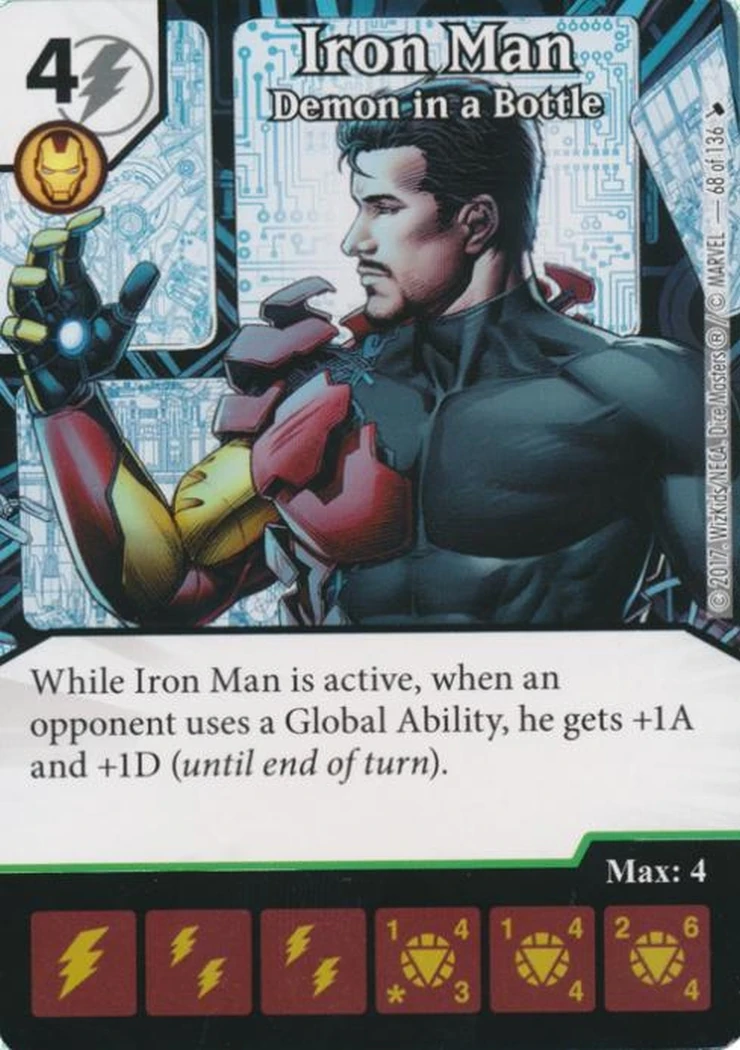 Iron Man Demon in a Bottle (TMT) CardGuide Wiki Fandom