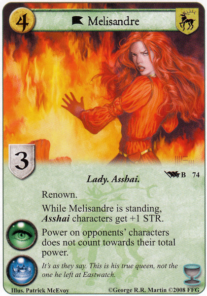 Melisandre (CS) | CardGuide Wiki | Fandom