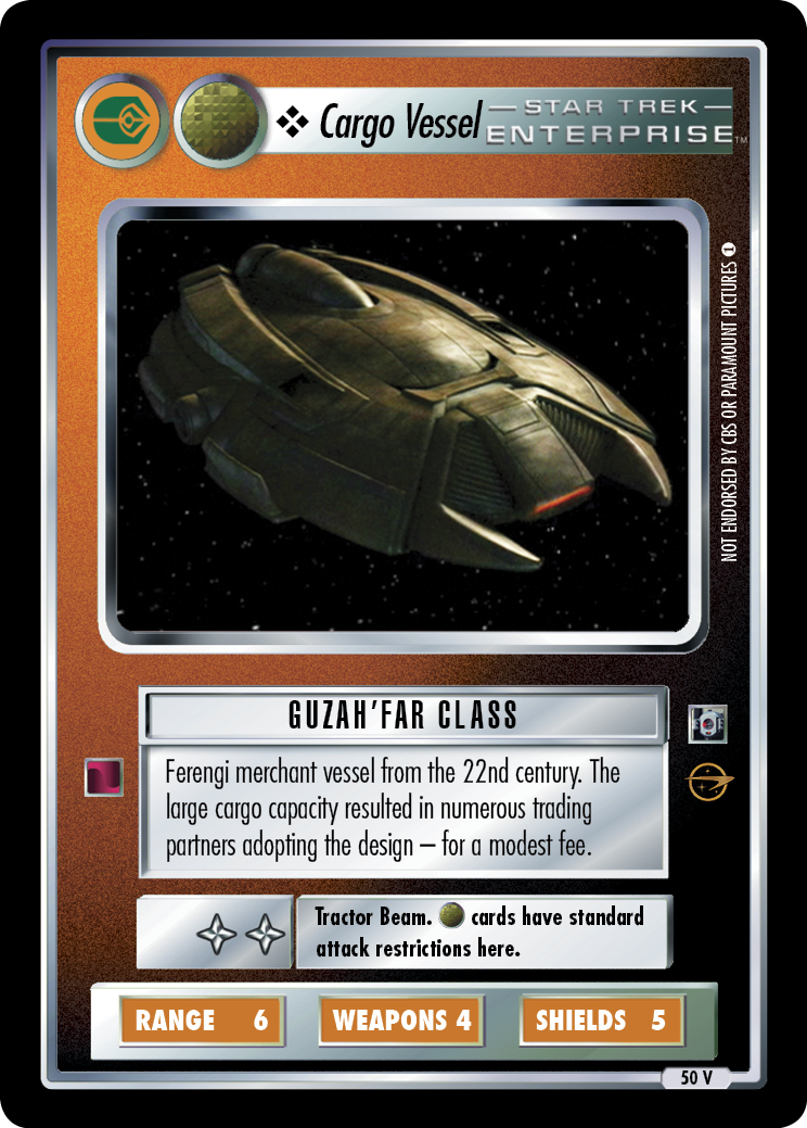 Gomtuu Non-Aligned Ship Rare Mint Alternate Universe Star Trek CCG 1E