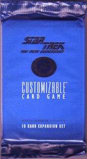 Star trek ccg 4 color test card 