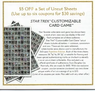 Uncut Sheet rebate coupon - Front