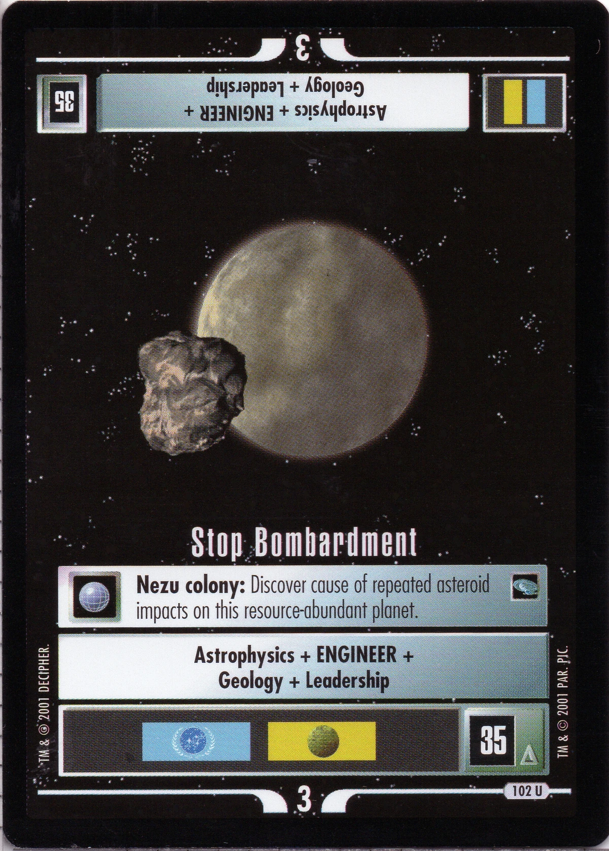 Stop Bombardment (VOY) CardGuide Wiki Fandom