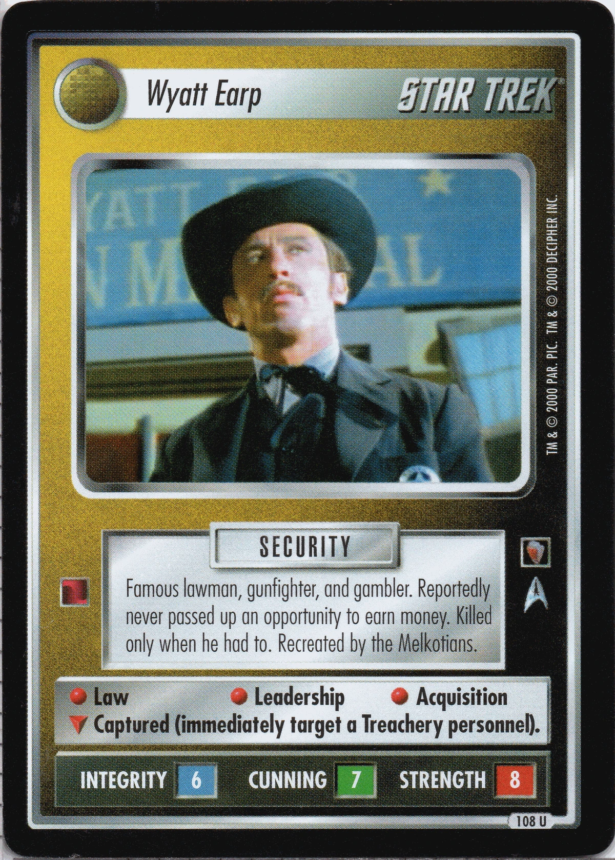 Wyatt Earp (MM) | CardGuide Wiki | Fandom