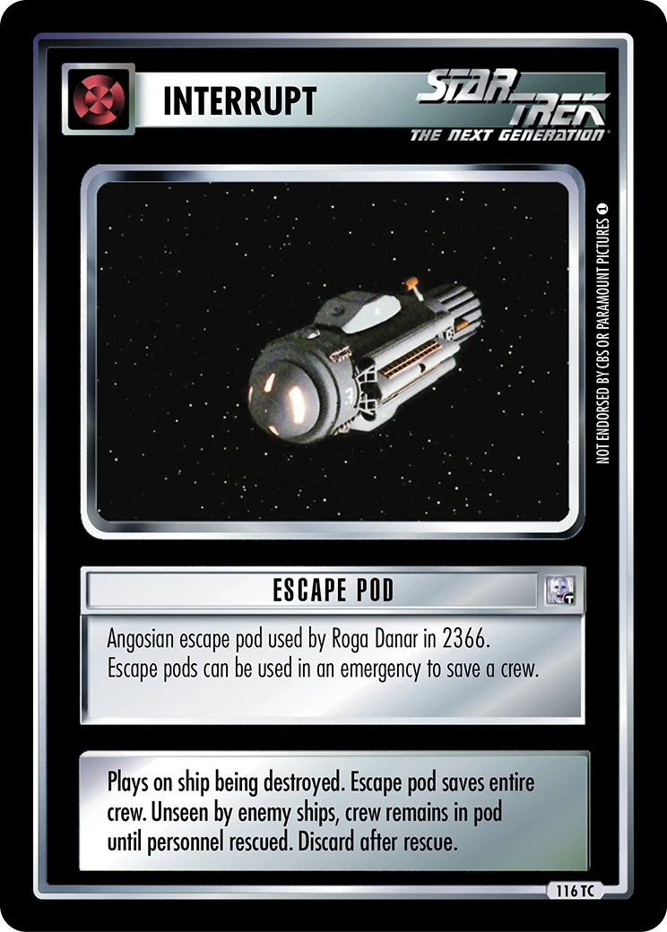 Escape Pod (PT) | CardGuide Wiki | Fandom