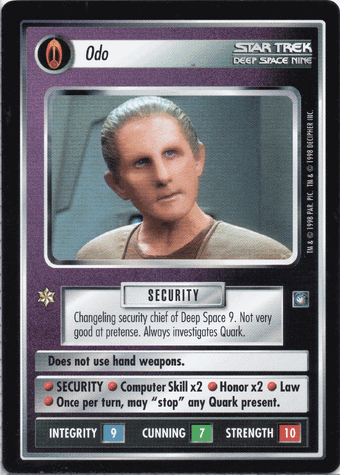 特撮 STAR TREK CHIEF ODO Odo (Star Trek) - Wikipedia