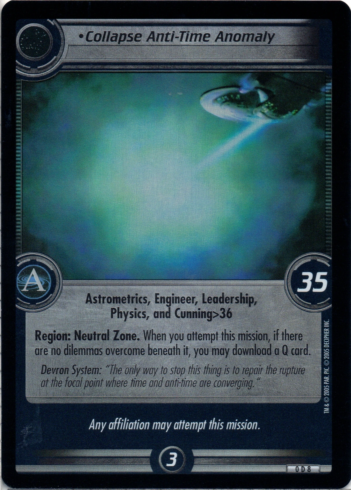 Collapse Anti-Time Anomaly (P) | CardGuide Wiki | Fandom