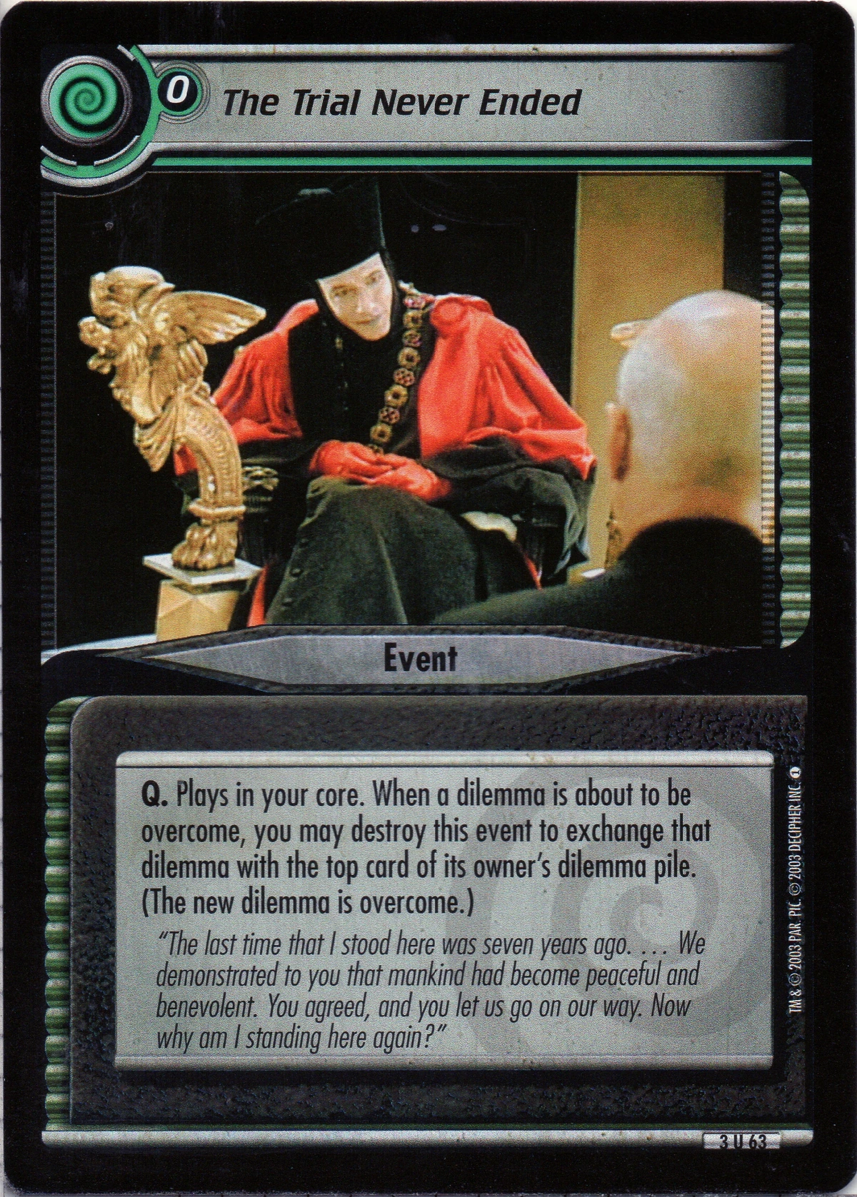 The Trial Never Ended (CtA) CardGuide Wiki Fandom