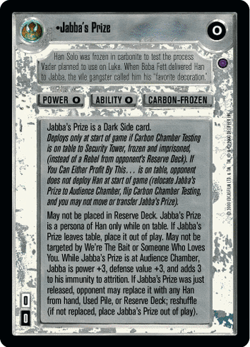 Jabba's prize hotsell