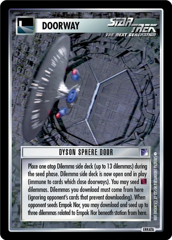 Dysonspheredoor VP errata