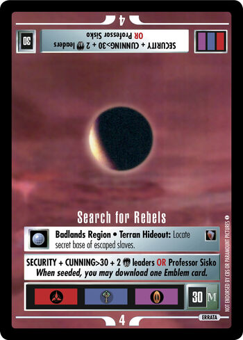 Searchforrebels (MM Errata)