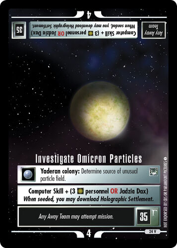 Investigateomicronparticles