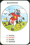 Family: Balsporten Card Title: Voetbal