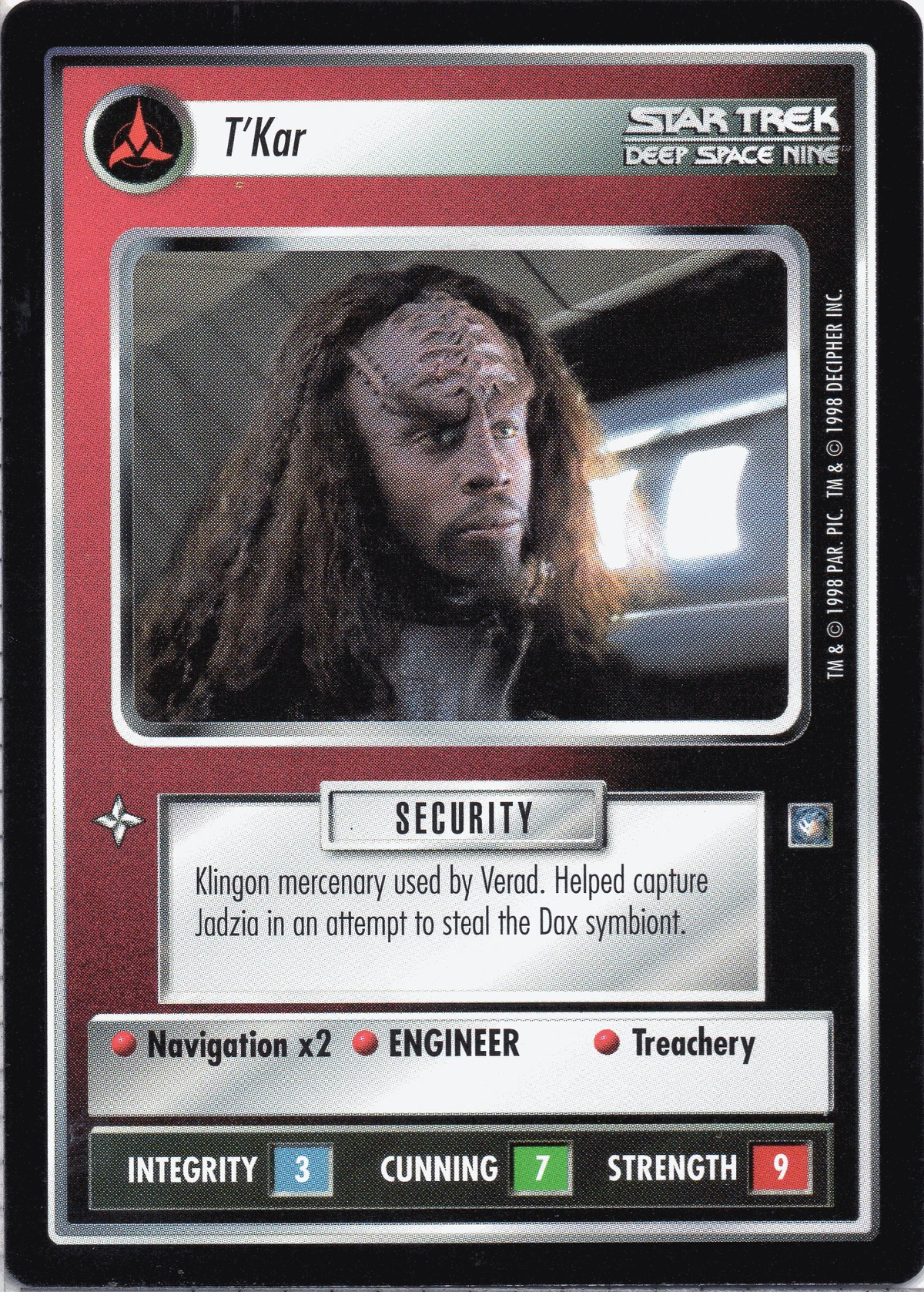 T'Kar (DS9) | CardGuide Wiki | Fandom