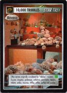 10,000 Tribbles - Reverse (Green) Tribbles CCG (base set), F Decipher, 2000