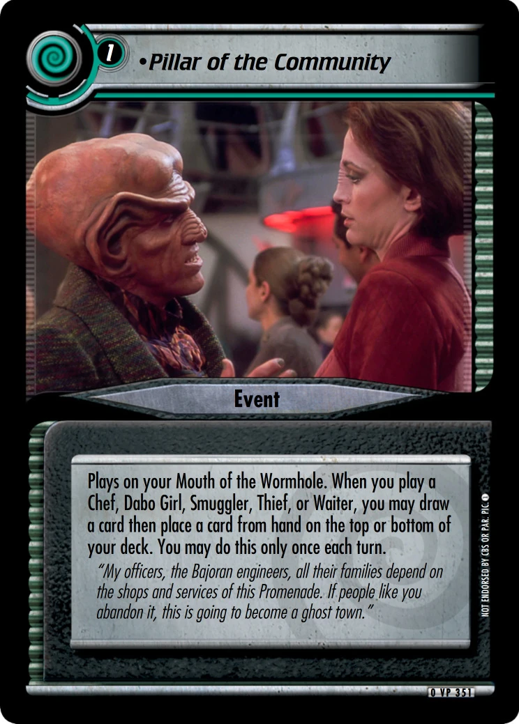 Pillar of the Community (VP) CardGuide Wiki Fandom