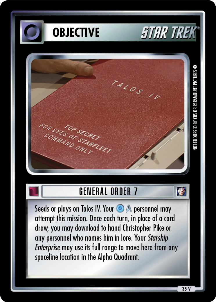 General Order 7 (TC) | CardGuide Wiki | Fandom