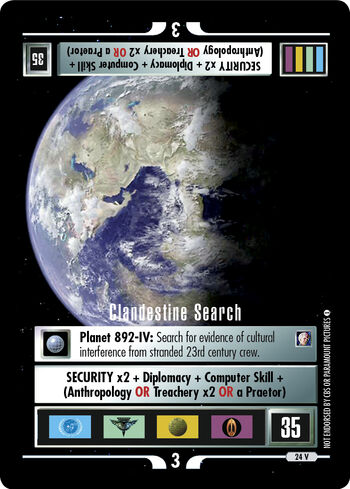 Clandestinesearch TC