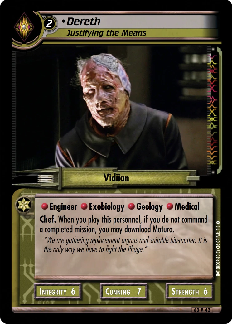 Dereth - Justifying the Means (Phage) | CardGuide Wiki | Fandom