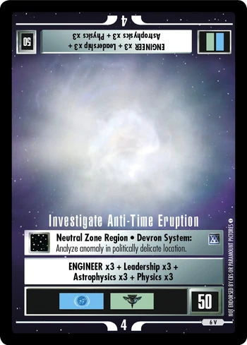 Investigateantitimeeruption