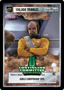 100,000 Tribbles - Draw Virtual Promos, VTP, #21 The Continuing Committee, 2015