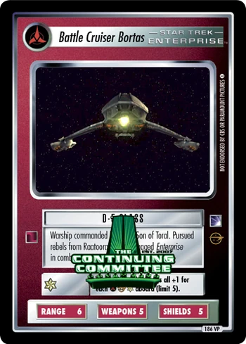 Battlecruiserbortas VP TCC