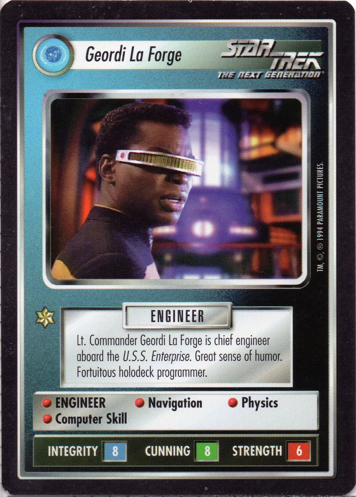 Geordi La ForgeCardGuide WikiFandom - normastore.ro