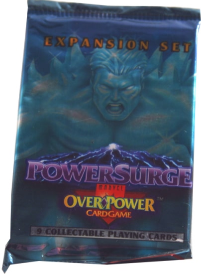 1995 FLEER SKYBOX MARVEL OVER POWER SURGE EXPANSION SET CARD GAME BOOSTER PACK 