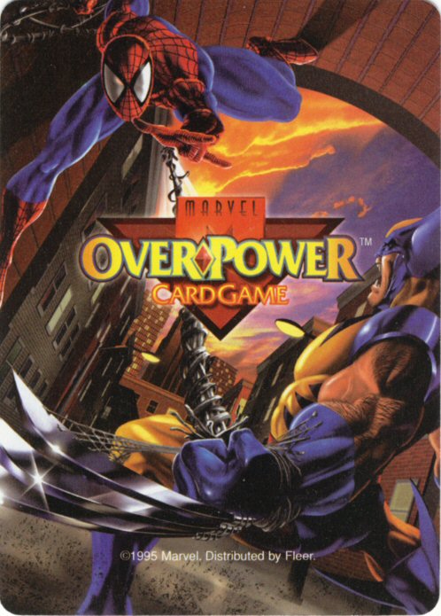 OverPower CCG Marvel DC Image Forge 4-Grid Character Card 